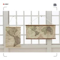 1: 12 toy scene models, doll house accessories, creative mini map, one ornament