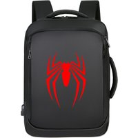High Quality Men Street Spider Printed Girl Boy Rucksack Male Women School Backpack Laptop Waterproof Travel USB Charging
