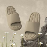 Women's Summer Slippers Fashion Style Soft Sole Indoor Non Slip Open Toed Breathable House Comfy Men Home Bedroom Shoes