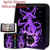 new Card Anime Photo Album Collect Album Loose Leaf Pu Zipper Game King Fans Pikachu Card Pack Toys Figure Card Storage Bag Gift