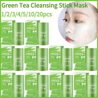 Face Clean Mask Green Tea Cleansing Stick Mask Shrink Pores Deep Blackhead Remover Facial Moisturizing Deep Cleansing Mask Film