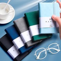1Pc 96sheets A7 Mini Notebook Portable Pockets Blank Page Notepad Office School Stationery Thick Small Agenda Note Book Journal