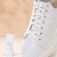 New Metal Buckle Quick Lock Laces, Lazy No-Tie Elastic Shoelaces,Stretching Replacement Laces for Sneakers & Sports Shoes