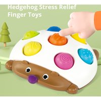 Squeeze Push Pop Toys Kids Finger Press Silicone Fidget Sensory Toys For Baby Adults Decompression Toy