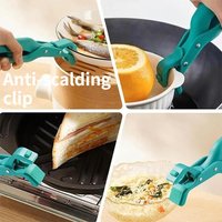 Anti-Scalding Kitchen Dish Plate Gripper Clips Pot Clip Gadget for Moving Hot Bowls And Pans Safe Cooking Accessory from Air Fry