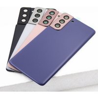 For Samsung S21 5G SM-G991B G991B/DS G991U Back Cover Battery Case Rear Housing Replacement with Camera Lens