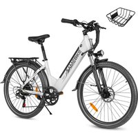 AliExpress NONE SAMEBIKE RS-A01PRO 27.5 Inch All Terrain Electric Mountain Bike 250W Hub Motor 36V 15Ah Lithium Battery Max 25km/h Shimano 7 Speed Dual Shock Absorber Mechanical Disc Brake LCD Display USB Charge Rear