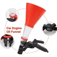 Engine Oil Filling Kit Engine Oil Funnel Kit AntiStatic AntiCorrosion Automobile Hand Tool Oil Filler Funnel Tool