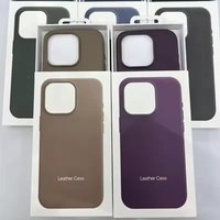 Orginal 1:1 Quality Magnetic Busine Official Leather Case for IPhone 17 Pro Max 16 15 14 13 12 for Magsafe Wireless Charge Cover