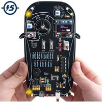 Car Driver Simulator Soldering Practice Kit DIY Car Control System with LCD Display Cool STEM Project for Students Hobbiest