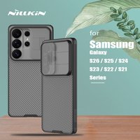 For Samsung Galaxy S26 Ultra S25 Edge S24 Plus S23 S22 S21 Nillkin Case CamShield Slide Camera Cover Hard PC for Samsung S25 FE