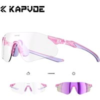 AliExpress kapvoe Kapvoe Men Photochromic Running Sunglasses Women Cycling Glasses Bike Glasses UV400 Bike Eyewear MTB Sports Bicycle Goggles 2026