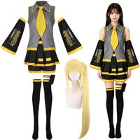 Anime Akita Neru Cosplay Costume Full Set Akita Neru Cosplay Costume Wig Outfits