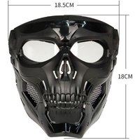 AliExpress NONE Cycling Colorful Goggles Motorcycle Skull Mask Outdoor windproof full face mask paintball game tactical protective helmet mask