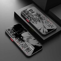 Jujutsu Kaisen Satoru Sukuna Cover For Samsung S25 S24 S23 S22 S21 S20 S10 Ultra Plus Frosted Translucent Funda Soft Phone Case