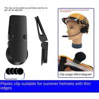 AliExpress Summer Motorbike Electric Bike Helmet Headset Fix Clamp Multifunctional Steel Clip Plastic Clip Helmet Bluetooth Headset Clamp