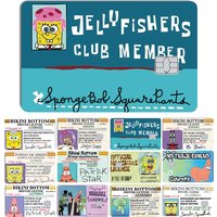 2026 New Magic Shark Star Bob No Fade Cartoon Waterproof Skin Cover Sticker Film for Credit Debit Card Large Small Chip