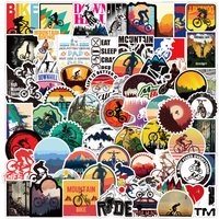 10/30/50/100pcs Mountain Bike MTB Stickers Outdoor Sports Graffiti Sticker Vinyl Bicycle Car Laptop Helmet Cool Decal Waterproof