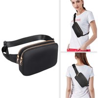 【Multi-Function & Waterproof】Small Sports Waist Bag for Women, Convertible Fanny Pack to Shoulder Chest Bag, Hot Sale