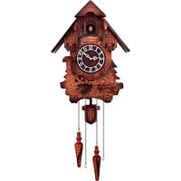 Cuckoo Wall Clock Antique Decorative Vintage Wall Clock Pendulum Clock Hourly Chime For Cafe Restaurant Living Room Hotel