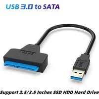 SATA to USB Cable USB to SATA III Hard Driver Adapter For 2.5" HDD/SSD SATA III Hard Disk Drive USB SATA Converter For Computer
