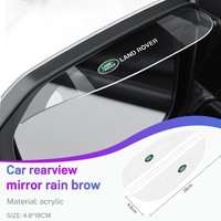 2Pc Car Rearview Mirror Rain Eyebrow Rains Shield For Land Rover Discovery 3 4 Vogue Velar Freelander 1 2 SVR Evoque Accessories