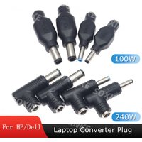 DC Male Plug 7.4x5.0/4.5x3.0mm to DC Female 5.5*2.1mm/5.5X2.5 Power Adapter Charging Converter Plug Connector For Dell HP laptop