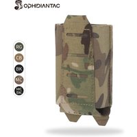 OPHIDIANTAC Quick Pull MOLLE Mount Elastic Mag Holder Clip Mag Pouch for Plate Carrier and Belt