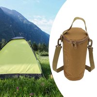 1000D Nylon Camping Storage Bag Shoulder Strap Waterproof Propane Tank Carrying Bag Double Zipper Portable Camping Organizer