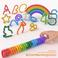 2026 New 8pcs EDC Fidget Sensory Sticks & Worry Balls Set Calming Stress Anxiety Relief Sensory Fidget Toy for Kids Adults