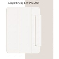 Tablet Case for iPad Air 11 Stand Cover M3 M2 Air 5 4 A16 Three fold Magnetic Clamp for iPad Pro 11 2024 M4 Pro 13 12.9 Cover