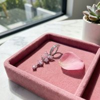 Fashion Stainless Steel Zircon Belly Button Rings Butterfly Gold Silver Gem Navel Piercing Pink Sexy Shiny Body Jewelry Men