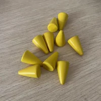 10pcs/set Conical Wooden Pieces Game Accessories