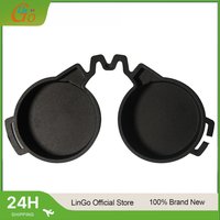 LinGo 41.8mm Binoculars Lens Caps Objective Protective Rubber Cover Eyepiece Dust Suit For Compact Binocular Best Protect