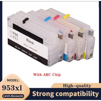 953XL Nachfüllbare Tintenpatronen-Kit 953 mit Chip für HP OfficeJet Pro 7720 7740 8210 8216 8710 8715 8720 8725 8730 8740