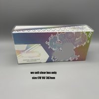 Clear transparent box for PTCG Eevee scarlet & violet prismatic evolutions super-premium collection US vertion storage box