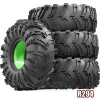 2.2" Rubber Wheel Tires Silicone insertion for 1:10 RC Rock Buggy Crawler Car Traxxas TRX4 Axial SCX10 90046 OD 140*54mm