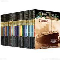 40 Books/Set Magic Tree House Fact Tracker Original English Reading Children's Books Books for Kids DIFUYA