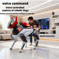 AI Simulation Robot Dog Intelligent Machine Dog Voice Command APP Control Programming Interactive Performs Acrobatics Robot Dog