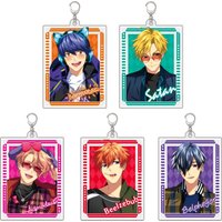 Anime Peripheral Store Obey Me!Mammon Asmodeus Beelzebub Satan Quadrate Acrylic Keychain Pendant Ornamen Charm Gifts About 6cm