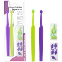 Interdental Brush Single-Beam Soft Teeth With Replacement Head Cleaning Toothbrush Oral Care Tool Small Head Soft Hair Implant