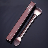 MakeupBrush, PowderBrush, BlushBrush, Loose PowderBrush, Exquisite Professional Metal Handle, Double-head Design, With Box