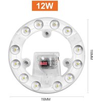 12W 18W 24W 36W 48W 72W Ceiling Lights Durable Convenient Led Panel Light Dimmable Round Led Module Ceiling Fan light Home