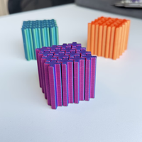 Slime Cross Cube decompression desktop ornament, suitable for home and office use