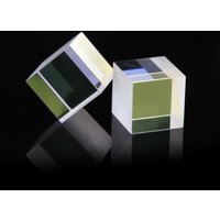 Optical Beam Splitter 20 * 20 * 20mm Splitting Prism K9 Glass Spectral Ratio 50%:50% with Anti-Reflective Coating