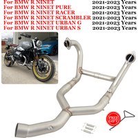 Slip On For BMW R NINET PURE RACER RNINET SCRAMBLER URBAN G S 2021 2022 2023 Motorcycle Exhaust Escape System Front Link Pipe