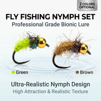 4/6Pcs Combo Fly Fishing Nymph Flies Set Bionic Wet Flies Brass Bead Head Artificial Bait for Trout Grayling Carp Freshwater Fis