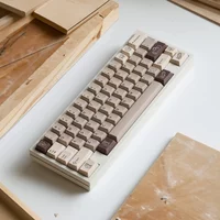 JKDKeys Carpenter Brown Cherry Profile PBT Keycap for 61 68 104 75 87 980 Cherry MX Mechanical Keyboard