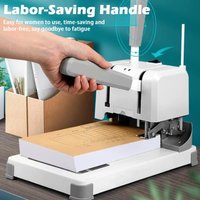 Hot Melt Rivet Tube Archive Bill Office Punching Machine Office Archive Bill Punch and Binding Machine Accounting Book Binding
