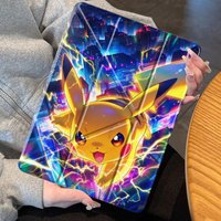 Fuuny Pokemon Pikachu Holder Cover Tablet Case For iPad Pro 2025 Air 4 5 M3 M2 1 2 M4 11inch Pro 11th 10th 9th 8th 7th 12.9inch